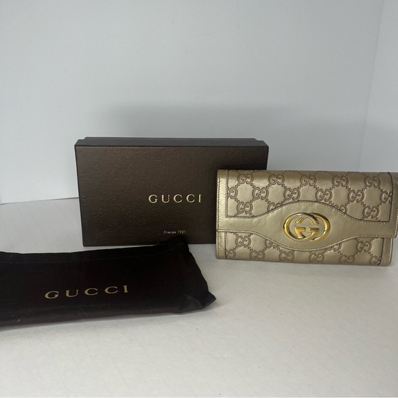🤎Gucci GG Guccissima Leather Long Wallet w/ Dust Bag & Box | Preloved!!!🤎 - Picture 1 of 15